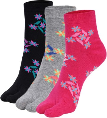 ANKII Women Printed Ankle Length(Pack of 3)