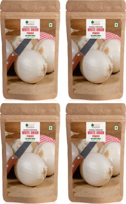 Bliss of Earth 4x200Gm Natural White Onion Powder, Dehydrated, Good For Cooking & Hair Growth (Pack Of 4)(4 x 200 g)