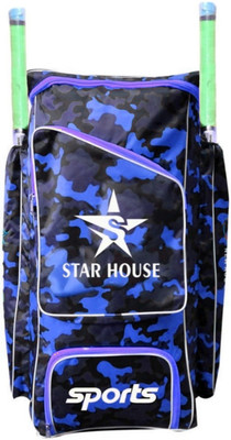 Star House Cricket Kit Bag Nylon Material Extra Pocket76(Red, Backpack)