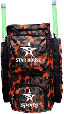 Star House Super Quality With Cricket Kit Bag(Red, Backpack)