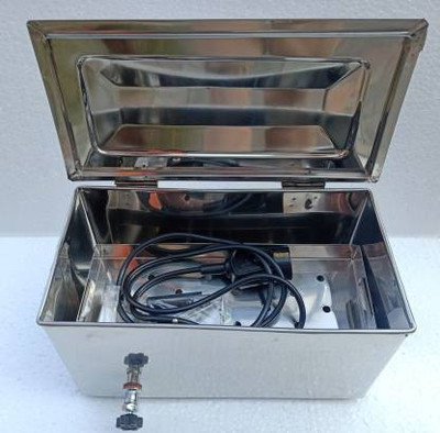FLORIX ELECTRIC INSTRUMENT STERILIZER 16*8*6 INCHES FOR HOSPITAL USE PRIMIUM QUALITY - 1 Slots(STEEL)