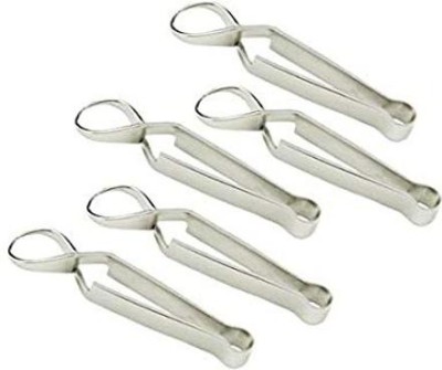 ARINEO Stainless Steel Cross Action Star Towel Clip (4 Inch) - Pack of 5 Pieces Towel Forceps