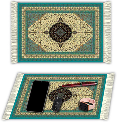 Nourish Rectangular Pack of 1 Table Placemat(Beige, Polyester)