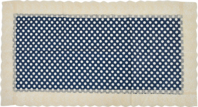 KUBER INDUSTRIES Blue 92 cm Table Runner(PVC)