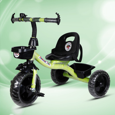 Stepupp STP G GREEN BACK AND FRONT BASKET FOR CHILDREN-06 Tricycle(Green)