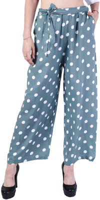 Amanzo Relaxed Women White, Grey Trousers