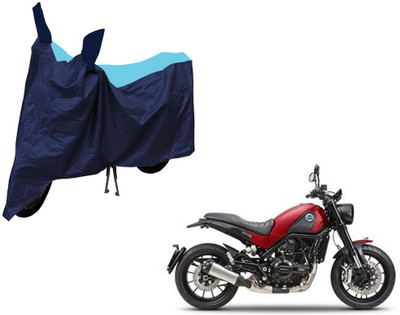 Selifaur Two Wheeler Cover for DSK Benelli(Livo, Blue)