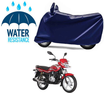 Trendymart Waterproof Two Wheeler Cover for Bajaj(Platina, Blue)