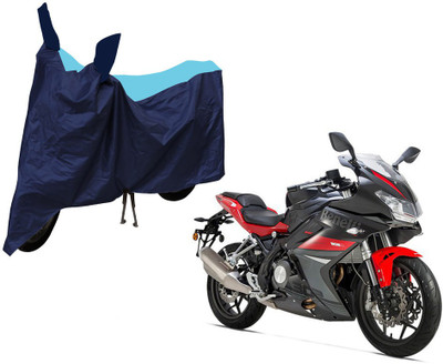 Selifaur Two Wheeler Cover for DSK Benelli(GS, Blue)