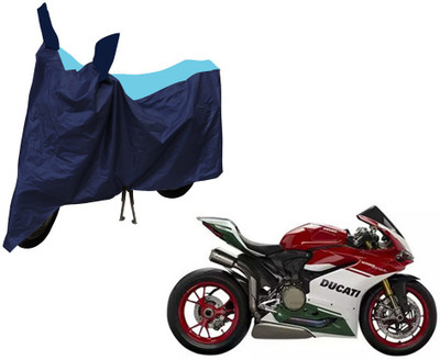 Selifaur Two Wheeler Cover for Ducati(Pantero, Blue)