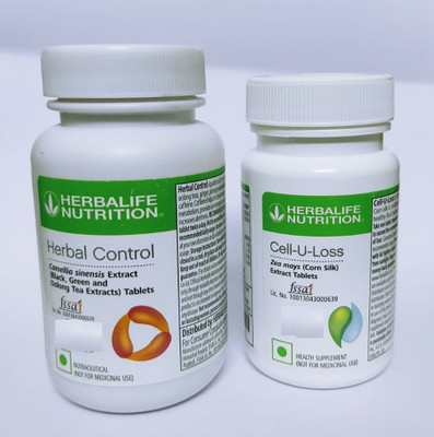 HERBALIFE herbal control - 90 tablet + cell -u -loss advance - 90 tablet(2 x 90 Tablets)