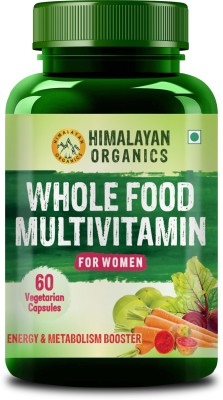 Himalayan Organics Whole Food Multivitamin for Women || with Natural Vitamins, Minerals, Extracts(60 No)