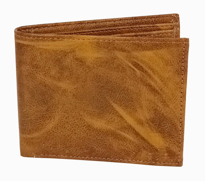 Rozvolt Men Formal, Casual Tan Artificial Leather Wallet(7 Card Slots)