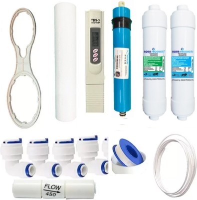 BAREEZÉ PURE Universal Ro Service Kit and TDS Meter Combo for All Type Of Ro Water Purifiers Solid Filter Cartridge(0.5, Pack of 13)