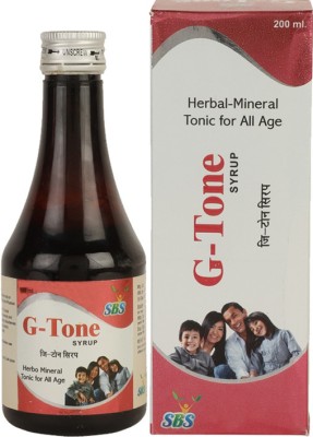 SBS Herbal G-Tone Syrup - for Energy and Overall Health with added Immunity