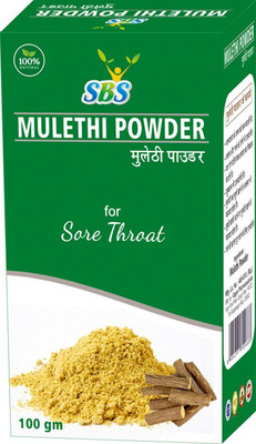 SBS Herbal Mulethi Powder - Best For Hair & Skin, Made With Pure Extracts(Pack of 2, 200 g)