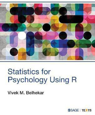 Statistics for Psychology Using R(English, Paperback, Belhekar Vivek M)