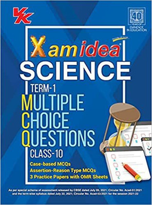Xam Idea Cbse MCQS Chapterwise for Term I, Class 10 Science (with Massive Question Bank and Omr Sheets for Real-Time Practise)(English, Paperback, unknown)