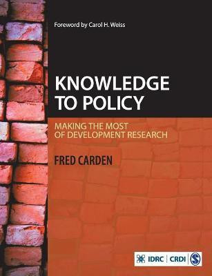 Knowledge to Policy(English, Paperback, Carden Fred)