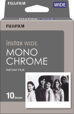 FUJIFILM Instax Wide Picture Format - Monochrome Designer Film Roll(Yes 800 ISO Pack of 1)