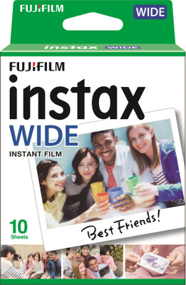 FUJIFILM Instax Wide Picture Format - 10 Shots Film Roll(Yes 800 ISO Pack of 1)