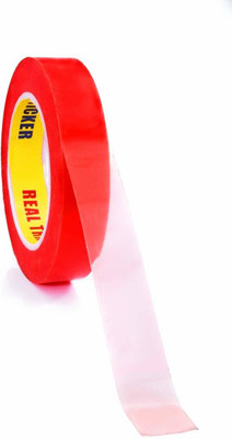 svt tapes Double Sided Handheld Cello Tape (Manual)(Red)