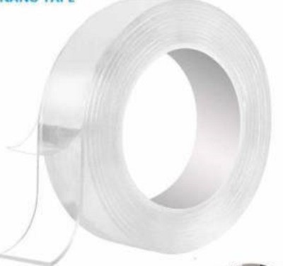 Anjali Store Double sided Medium Cello Tape (Manual)(Set of 1, White)