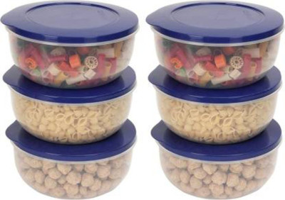 Flipkart SmartBuy Plastic Utility Container  - 2700 ml(Pack of 6, Blue)
