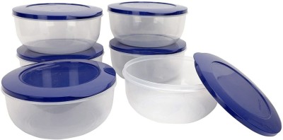 Flipkart SmartBuy Plastic Utility Container  - 1950 ml(Pack of 6, Blue)