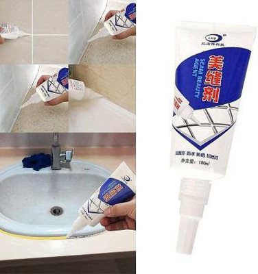 SIDDIVINAYAK CREATION Tiles Gap Filler Waterproof Grout Sealant Agent_1Pck_176 Crack Filler(180 ml)