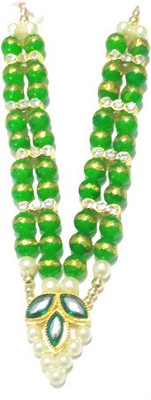 nittzapparels Mala For Goddess Shringar Deity Ornament(Mata Rani Moti Mala, Laddu Gopal Mala, Thakur Ji Moti Mala, Shree Krishan Moti Mala, Devi Moti Mala, Laxmi Ji Moti Mala, Radha Rani Moti Mala)