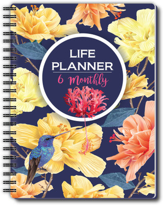 Nourish Life A5 Planner/Organizer Ruled 200 Pages(KINGFISHER)