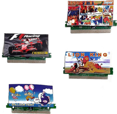 PTCMart tv video game 8bit cassettess like /f1 race/ lion king/ 7 in 1/ balloon fight/  Gaming Accessory Kit(Mullticolour, For Wii)
