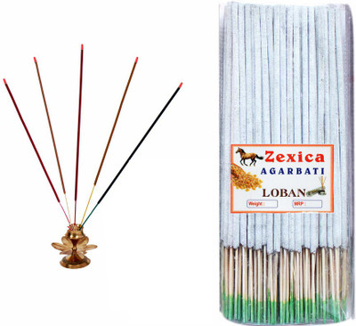 Zexica Original Loban Agarbatti for Pooja Fragnance Incense Stick For Puja Mediatation And Negative Energy Remover 250 Gm | Agarbatti Meditation Accessories | Dhoop Batti For Puja Loban(170 Units, Set of 1)