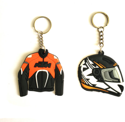 ShopTalk Ready to Race Jacket And Helmet Pack of 2 Key Chain