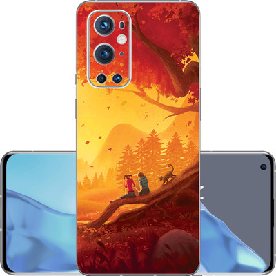 FCS OnePlus 9 Pro 5G Printed Designer Vinyl Mobile Back Skin Mobile Skin(Multicolor)
