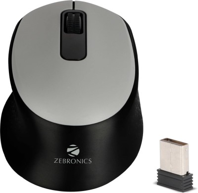 ZEBRONICS ZEB-KAI Wireless Optical Mouse(Bluetooth, 2.4GHz Wireless, Black)