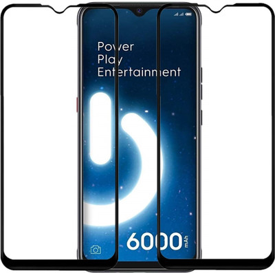 Juberous Edge To Edge Tempered Glass for Tecno Spark Power 2(Pack of 2)