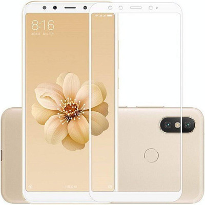 Frazil Edge To Edge Tempered Glass for Mi A2(Pack of 1)