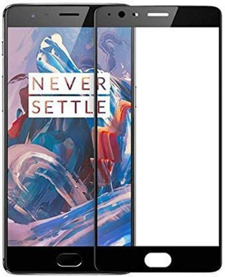 DMJHP Edge To Edge Tempered Glass for OnePlus 3T(Pack of 1)