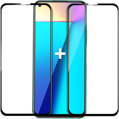 Juberous Edge To Edge Tempered Glass for Infinix Note 7(Pack of 2)