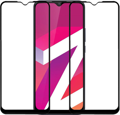 Juberous Edge To Edge Tempered Glass for Lava Z2 Max(Pack of 2)
