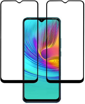 Juberous Edge To Edge Tempered Glass for Infinix Smart 4(Pack of 2)