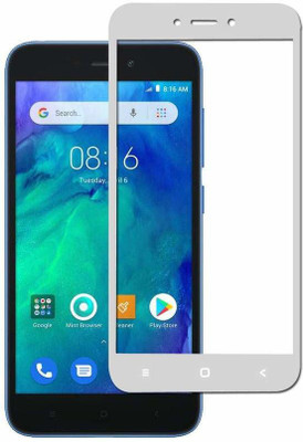 Juberous Edge To Edge Tempered Glass for Redmi Go(Pack of 1)