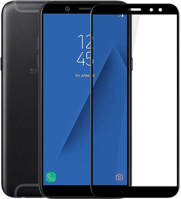 Juberous Edge To Edge Tempered Glass for Samsung Galaxy A6(Pack of 1)