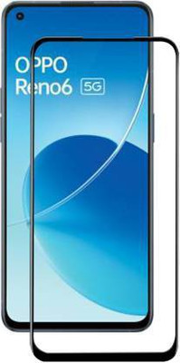 Amoha Edge To Edge Tempered Glass for OPPO RENO 6 5G(Pack of 1)