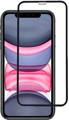 DMJHP Edge To Edge Tempered Glass for Apple Iphone 11(Pack of 1)