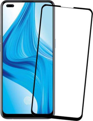 DMJHP Edge To Edge Tempered Glass for Oppo F17 Pro(Pack of 1)