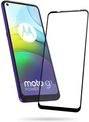 Juberous Edge To Edge Tempered Glass for Motorola Moto G9 Power(Pack of 1)