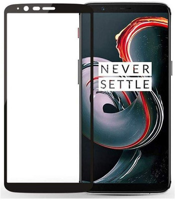 DMJHP Edge To Edge Tempered Glass for OnePlus 5T(Pack of 1)